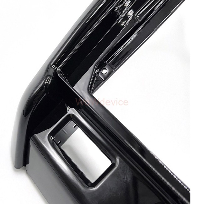 Рамка магнитолы 9.0" (цв.Глянцевый Черный) для RENAULT Duster 2015+ / DACIA Duster 2013-2017 ver.2