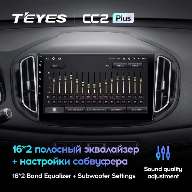 Штатная магнитола Teyes CC2 Plus 3/32 Chery Tiggo 7 (2016-2020) F2