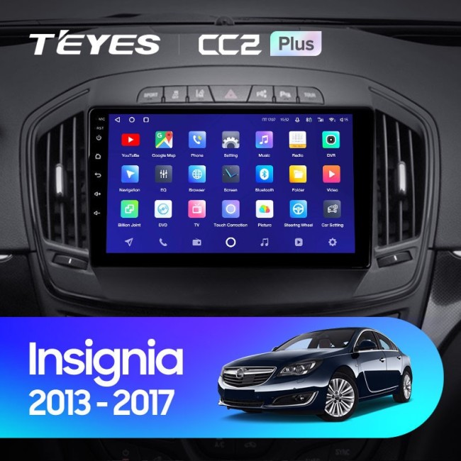 Штатная магнитола Teyes CC2 Plus 4/64 Opel Insignia (2013-2017)