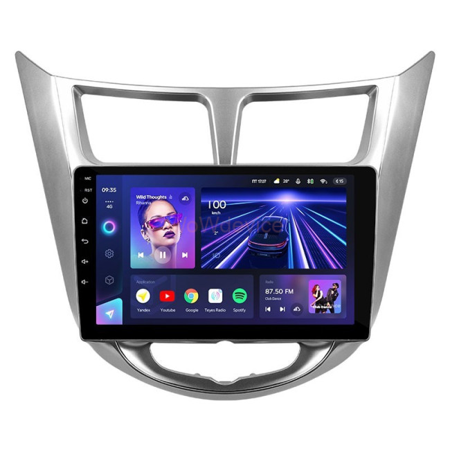 Штатная магнитола Teyes CC3 4/64 Hyundai Solaris 1 (2010-2016)