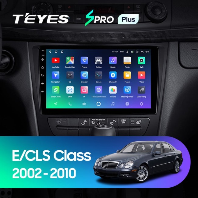 Штатная магнитола Teyes SPRO Plus 3/32 Mercedes Benz E-Class S211 W211 CLS-Class C219 (2002-2010)