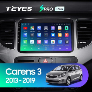 Штатная магнитола Teyes SPRO Plus 6/128 Kia Carens RP 3 (2013-2019)