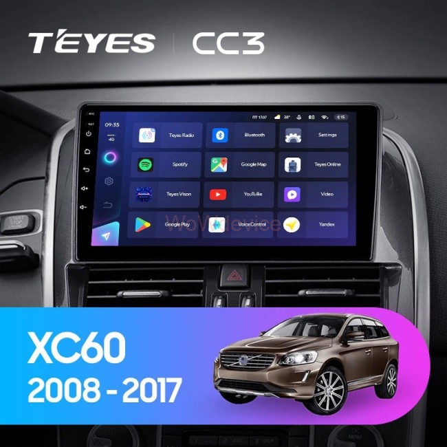 Штатная магнитола Teyes CC3L 4/32 Volvo XC60 I 1 (2008-2017) F2