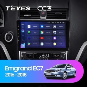 Штатная магнитола Teyes CC3 360 6/128 Geely Emgrand EC7 (2016-2018)
