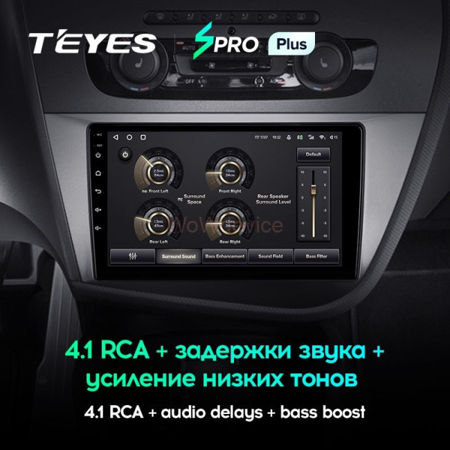 Штатная магнитола Teyes SPRO Plus 4/32 Seat Leon 2 (2005-2012) F2