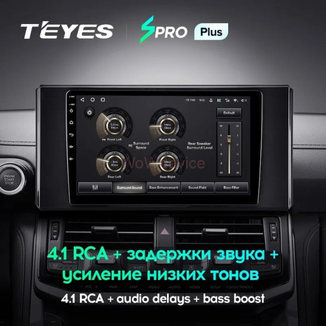 Штатная магнитола Teyes SPRO Plus 4/32 Toyota Land Cruiser 300 (2021-2023)