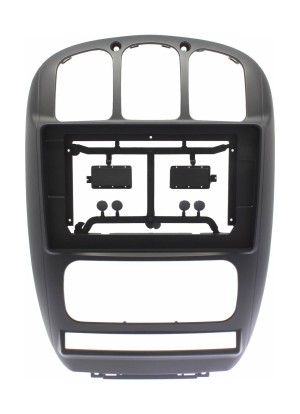 Рамка магнитолы 10.2" (цв.Черный) для CHRYSLER Voyager (RS) 2000-2007