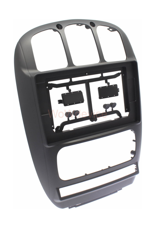 Рамка магнитолы 10.2" (цв.Черный) для CHRYSLER Voyager (RS) 2000-2007