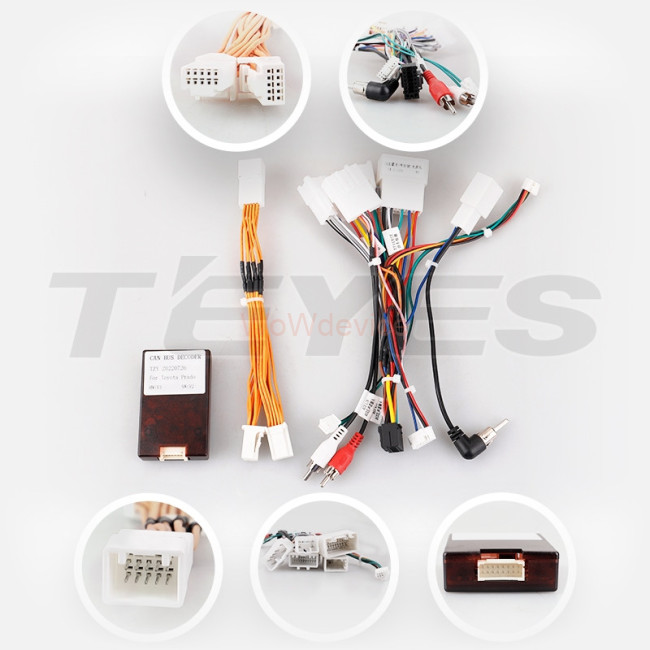 Установочный комплект Teyes для Toyota Highlander 2 XU40 (2007-2013) 9"диагональ F3