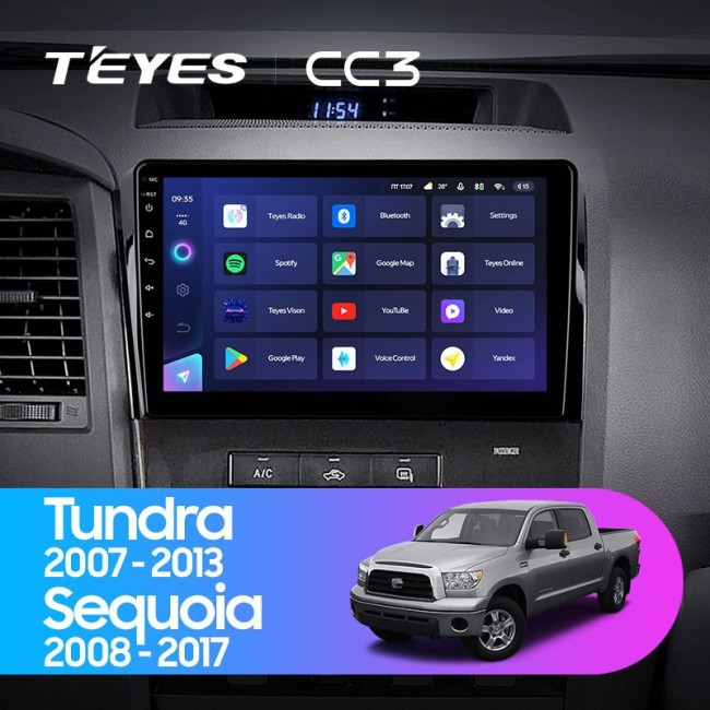 Штатная магнитола Teyes CC3 6/128 Toyota Tundra XK50 (2007-2013)