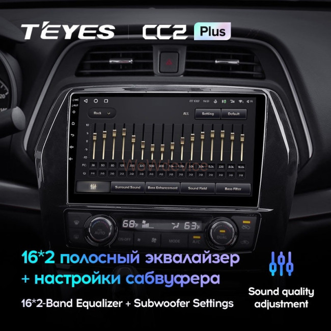 Штатная магнитола Teyes CC2L Plus 1/16 Nissan Maxima A36 (2015-2020)