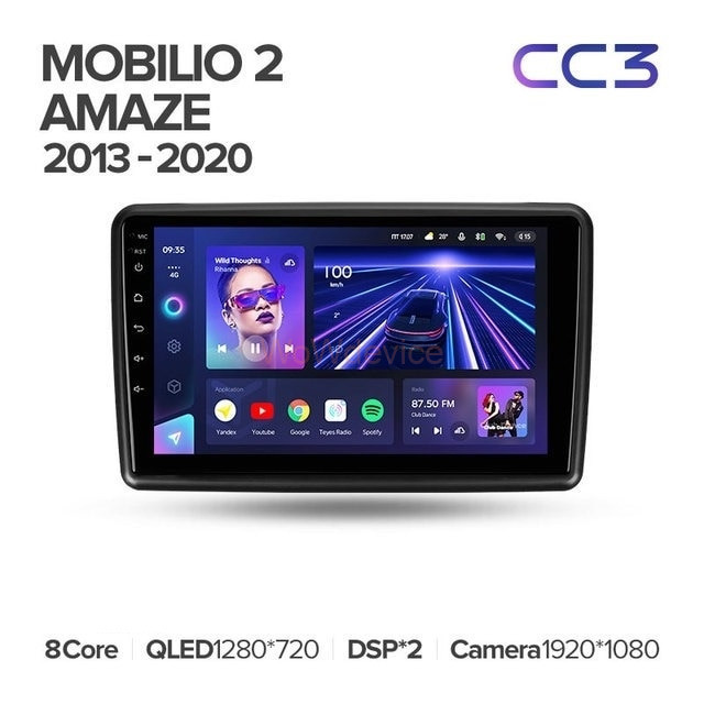 Штатная магнитола Teyes CC3 6/128 Honda Mobilio 2 Amaze (2013-2020) Штатная магнитола Teyes CC3 6/128 Honda Mobilio 2 Amaze (2013-2020)