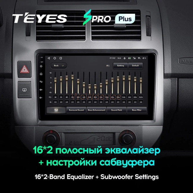 Штатная магнитола Teyes SPRO Plus 6/128 Volkswagen Polo Mk4 (2001-2009) F2