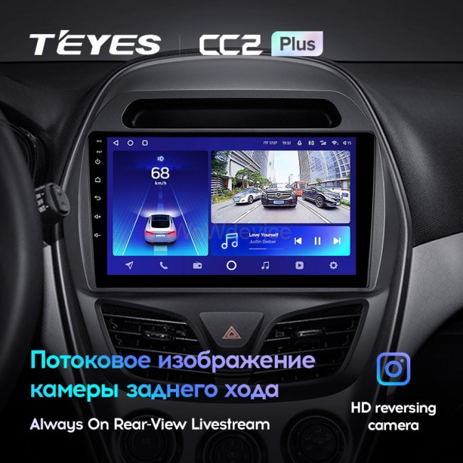 Штатная магнитола Teyes CC2L Plus 2/32 Chevrolet Spark Beat (2015-2018) F2