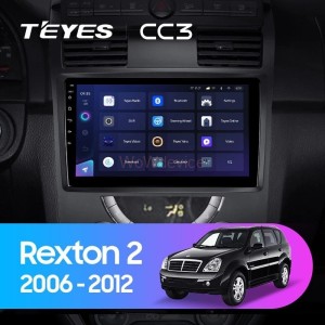 Штатная магнитола Teyes CC3 360 6/128 SsangYong Rexton Y250 2 (2006-2012)