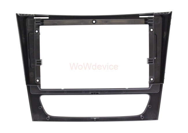 Рамка магнитолы 9.0" (цв.Черный) для MERCEDES-BENZ E-klasse (W211) 2002-2009; CLS-klasse (C219) 2004-2010
