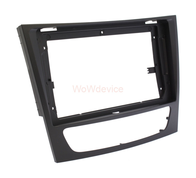 Рамка магнитолы 9.0" (цв.Черный) для MERCEDES-BENZ E-klasse (W211) 2002-2009; CLS-klasse (C219) 2004-2010
