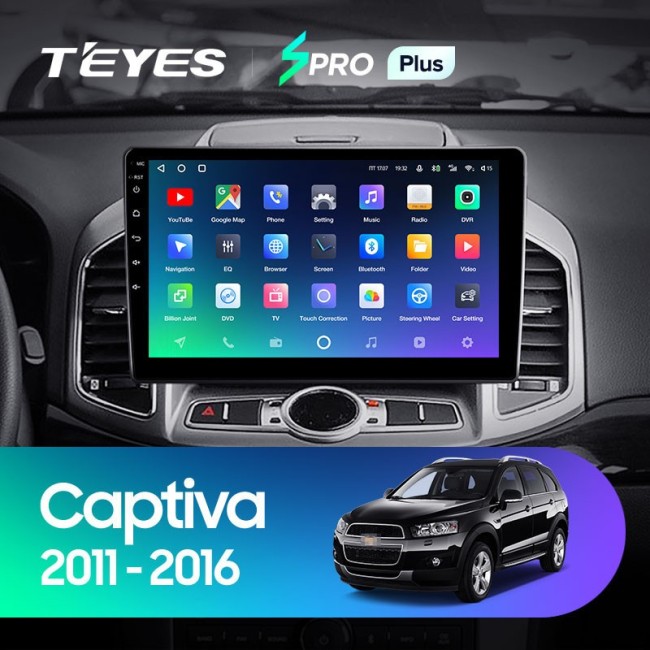 Штатная магнитола Teyes SPRO Plus 6/128 Chevrolet Captiva 1 (2011-2016)