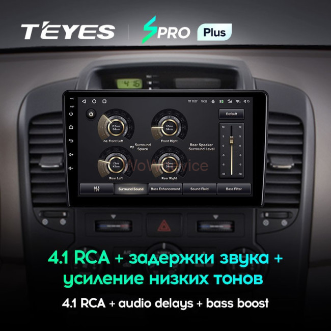 Штатная магнитола Teyes SPRO Plus 6/128 Kia Carnival VQ (2006-2014)