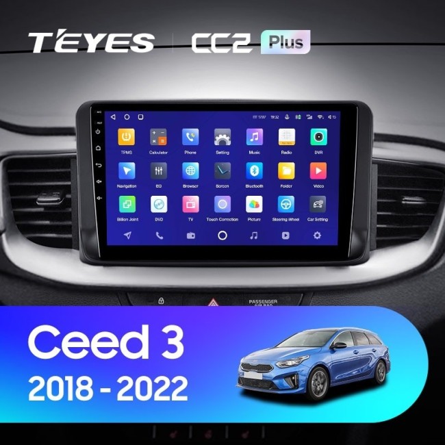 Штатная магнитола Teyes CC2 Plus 3/32 Kia Ceed (2018-2021)