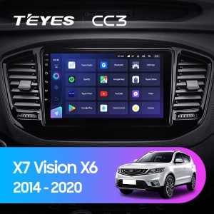 Штатная магнитола Teyes CC3 360 6/128 Geely Emgrand X7 (2014-2020)
