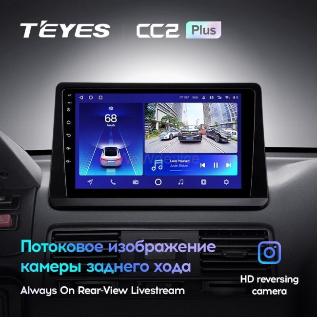 Штатная магнитола Teyes CC2L Plus 2/32 Mitsubishi Pajero 2 (1991-2004)