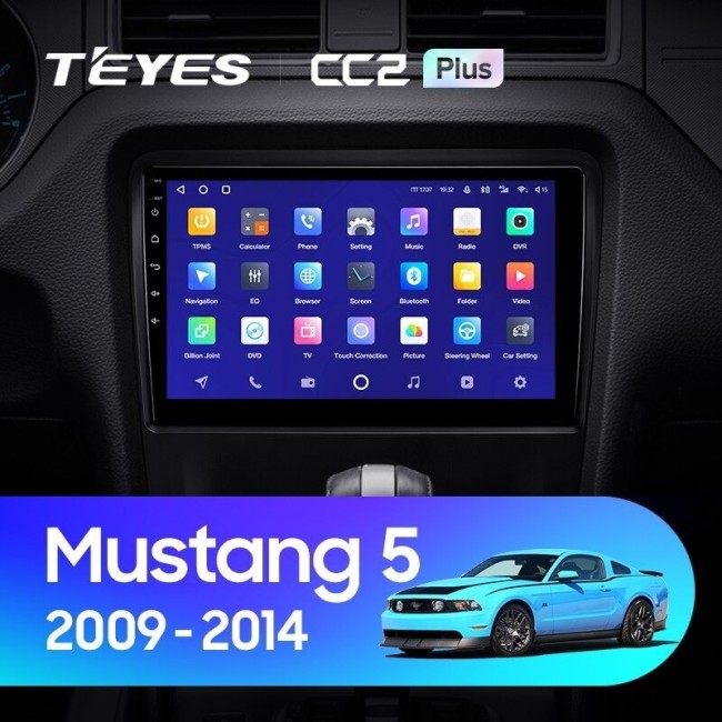 Штатная магнитола Teyes CC2 Plus 3/32 Ford Mustang 5 S-197 (2009-2014)