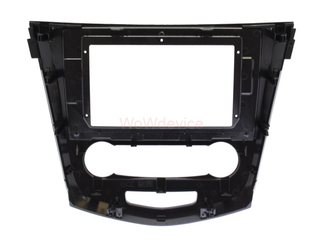 Рамка магнитолы 10.2" (цв.Глянцевый Черный) для NISSAN X-Trail, Qashkai, Rogue 2014+ Кондиционер переменный ток Рамка магнитолы 10.2" (цв.Глянцевый Черный) для NISSAN X-Trail, Qashkai, Rogue 2014+ Кондиционер переменный ток