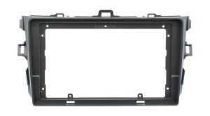 Рамка магнитолы 9.0" (цв.темно-серый) для TOYOTA Corolla 2007-2013 ver.1