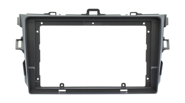 Рамка магнитолы 9.0" (цв.темно-серый) для TOYOTA Corolla 2007-2013 ver.1