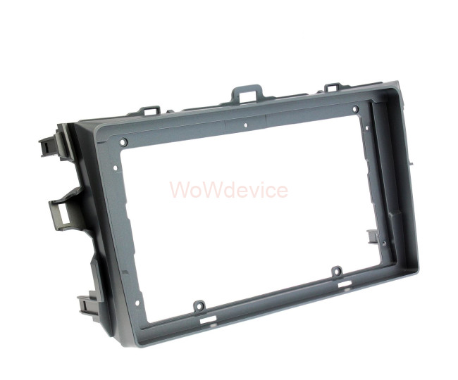 Рамка магнитолы 9.0" (цв.темно-серый) для TOYOTA Corolla 2007-2013 ver.1 Рамка магнитолы 9.0" (цв.темно-серый) для TOYOTA Corolla 2007-2013 ver.1