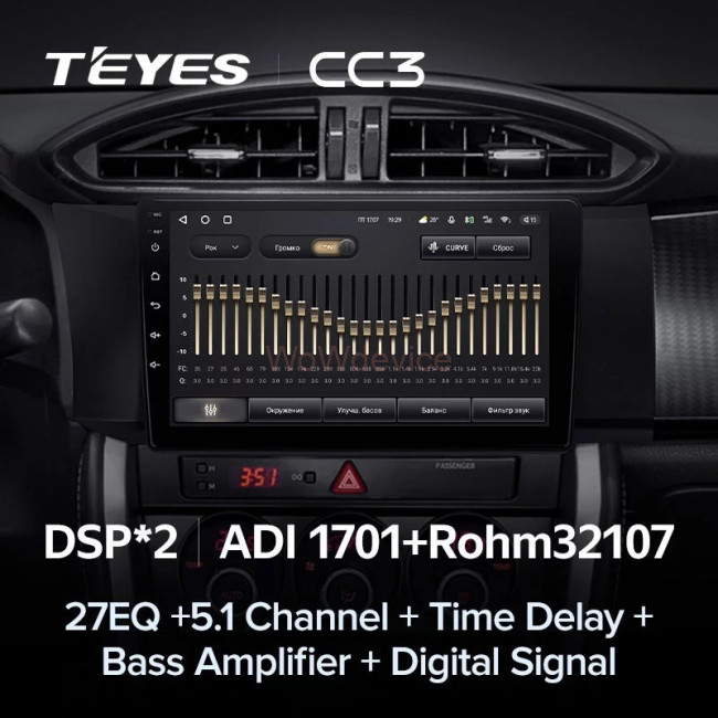 Штатная магнитола Teyes CC3 3/32 Subaru BRZ (2012-2016) Штатная магнитола Teyes CC3 3/32 Subaru BRZ (2012-2016)