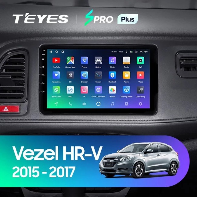 Штатная магнитола Teyes SPRO Plus 3/32 Honda HR-V (2015-2018)