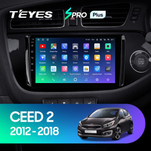 Штатная магнитола Teyes SPRO Plus 6/128 Kia Ceed 2 JD (2012-2018)