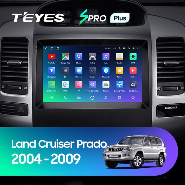 Штатная магнитола Teyes SPRO Plus 6/128 Toyota Land Cruiser Prado 120 (2004-2009)
