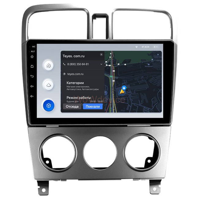 Штатная магнитола Teyes X1 4G 2/32 Subaru Forester SG (2002-2008)