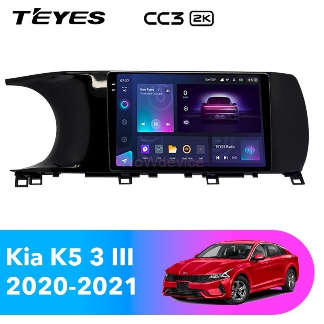 Штатная магнитола Teyes CC3 2K 6/128 Kia K5 (2020-2021)