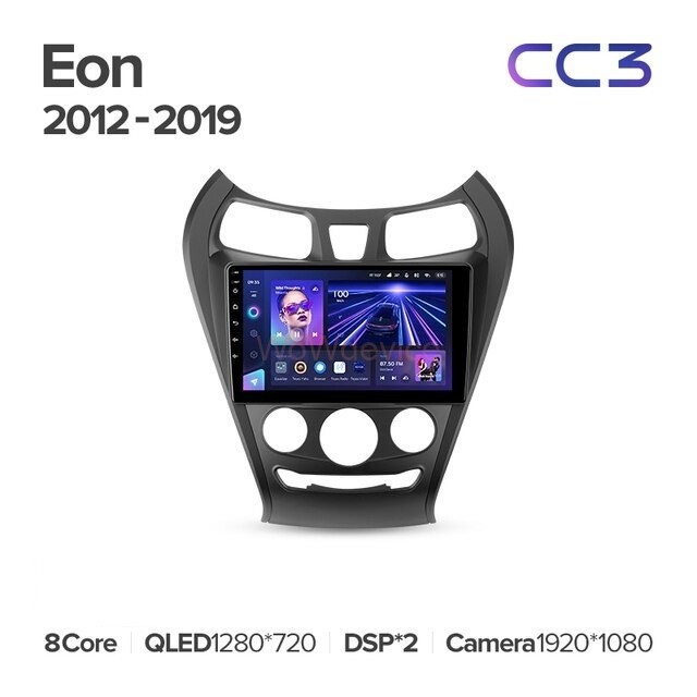 Штатная магнитола Teyes CC3 360 6/128 Hyundai Eon (2012-2019)