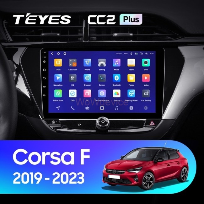 Штатная магнитола Teyes CC2 Plus 6/128 Opel Corsa F (2019-2023)