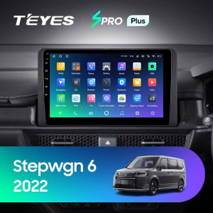 Штатная магнитола Teyes SPRO Plus 6/128 Honda Stepwgn 6 2022+ Правый руль