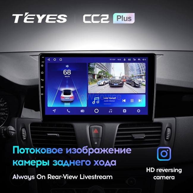 Штатная магнитола Teyes CC2L Plus 2/32 Renault Latitude 1 (2010-2015)
