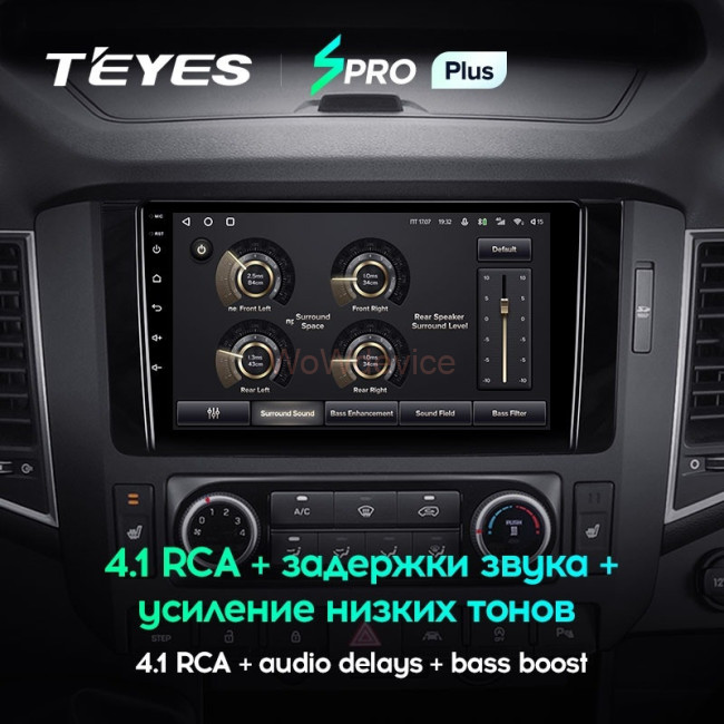 Штатная магнитола Teyes SPRO Plus 4/64 Hyundai H350 (2015-2021)