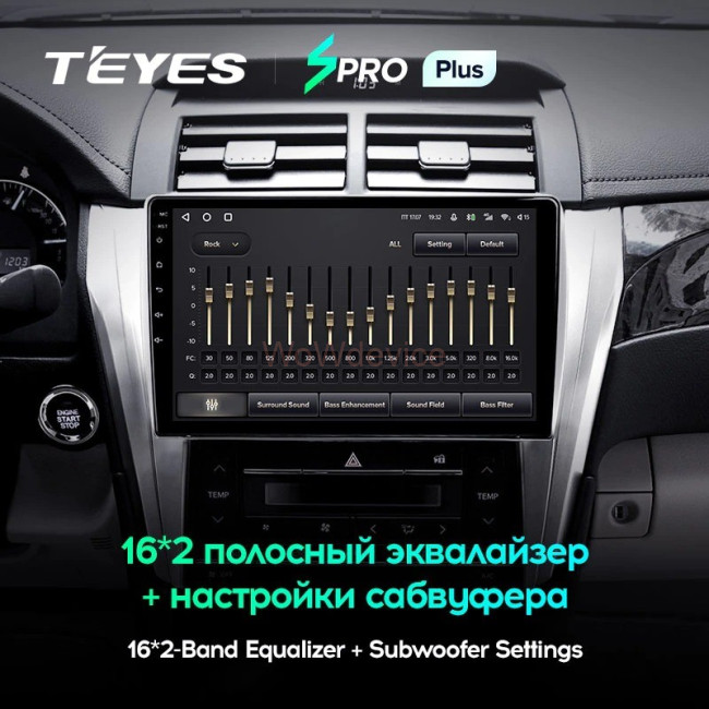Штатная магнитола Teyes SPRO Plus 4/64 Toyota Camry 7 XV 50 55 (2014-2017) Тип-B