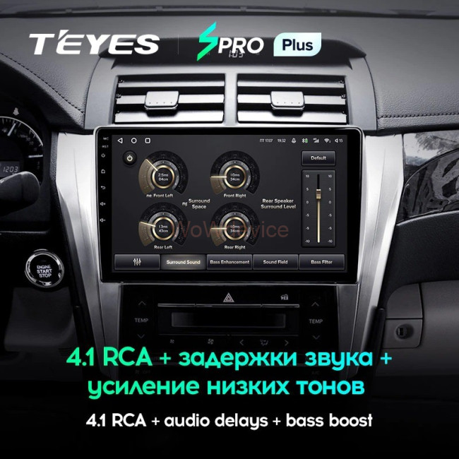 Штатная магнитола Teyes SPRO Plus 4/64 Toyota Camry 7 XV 50 55 (2014-2017) Тип-B