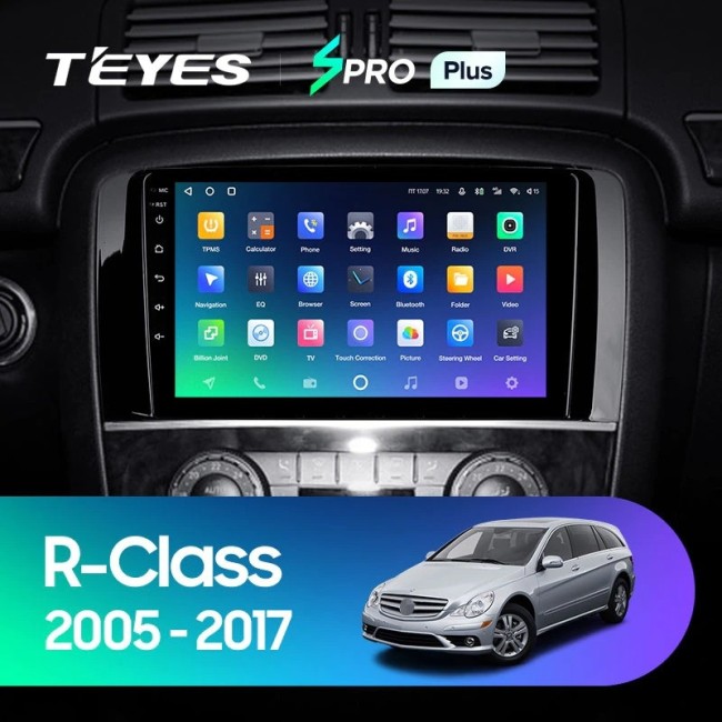 Штатная магнитола Teyes SPRO Plus 4/64 Mercedes-Benz R-Class W251 R280 R300 R320 (2005-2017) F2
