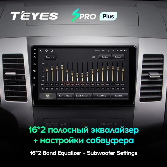 Штатная магнитола Teyes SPRO Plus 3/32 Peugeot 4007 (2007-2012) Тип-A