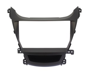 Рамка магнитолы 9.0" (цв.Черный) для HYUNDAI Elantra (MD) 2014-2016, Avante (MD) 2013-2015 Левый руль / ver.1