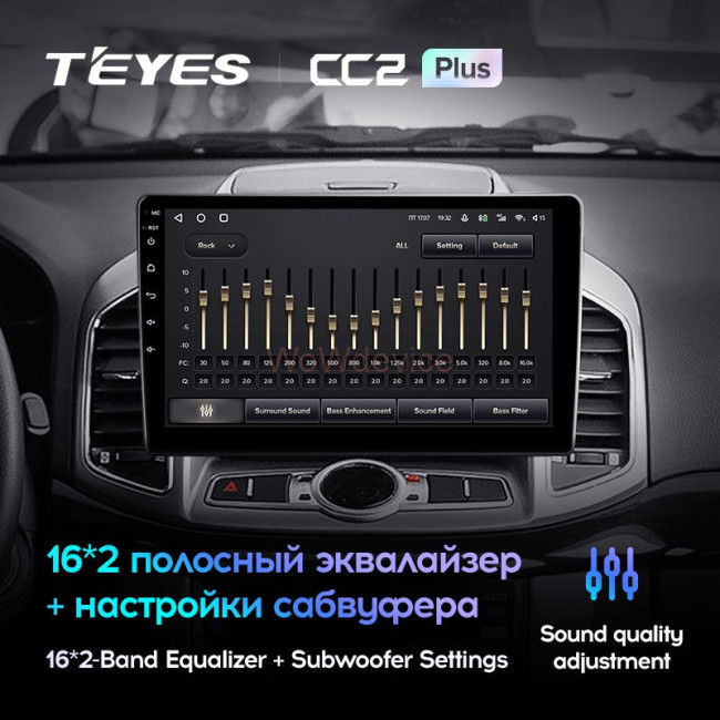 Штатная магнитола Teyes CC2 Plus 3/32 Chevrolet Captiva 1 (2011-2016)