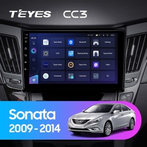 Штатная магнитола Teyes X1 4G 2/32 Hyundai Sonata 6 YF (2009-2014) Тип-A