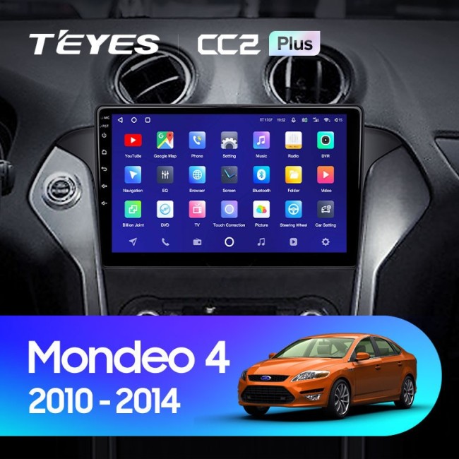 Штатная магнитола Teyes CC2 Plus 6/128 Ford Mondeo 4 (2011-2014)